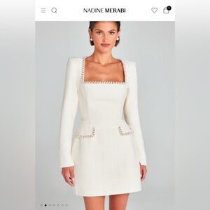 NATALIE IVORY DRESS SIZE M